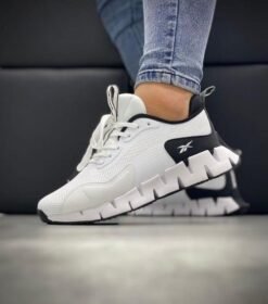 Branded RBK Zig Dynamica White Kinetic 2 White Black