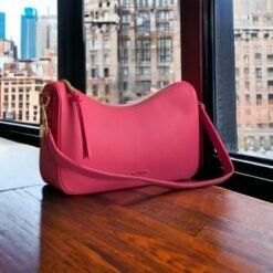 Branded SNAP CROSS BODY ROSE PINK BAG (MJ-1107)