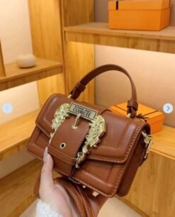 Branded VC COUTURE SAFFIANO BROWN PREMIUM BAG (VC-1110)