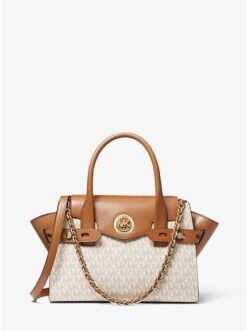 Branded MK CARMEN MD FLAP SATCHEL SHOULDER BAG (BZ)