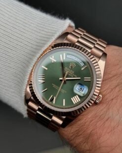 Rolex Oyster Perpetual Day Date 40 Battery Copper Green