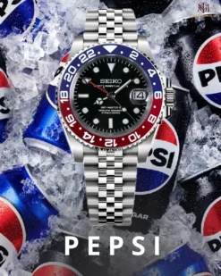 Seiko MOD GMT Master PEPSI