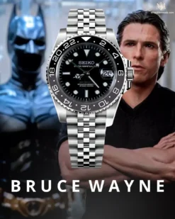 Seiko MOD GMT Master Bruce Wayne