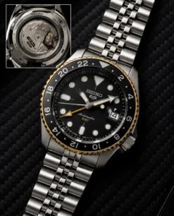 SEIKO 5 SPORTS GMT BACK OPEN