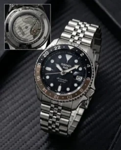 SEIKO 5 SPORTS GMT BACK OPEN